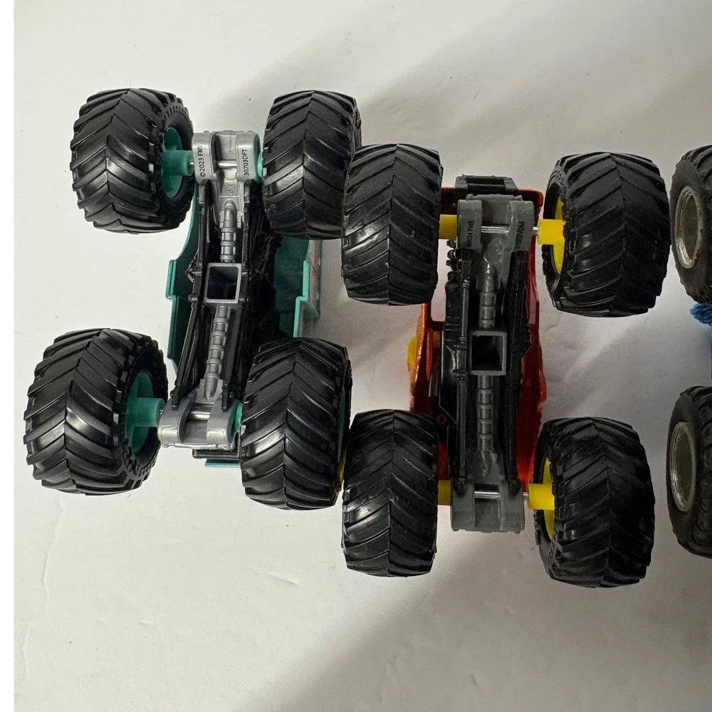 Hot Wheels Monster Jam Truck Lot Max-D Mega-Wrex El Toro Loco Ranger Rescue